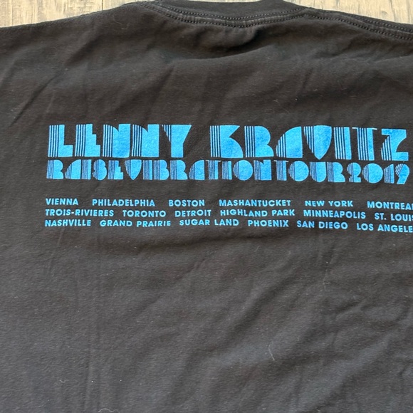 Lenny Kravitz 2019 Raise Vibration Tour Concert Graphic T-Shirt - Picture 5 of 5